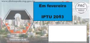BUXIXO: cobrança de IPTU 2013 pode ser antecipada para fevereiro iptu - 2013